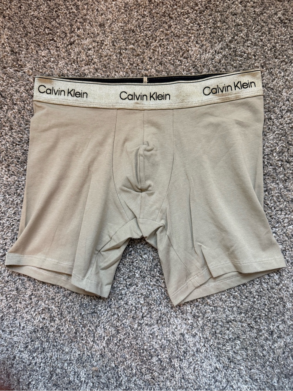 Gold Calvin Klein Boxer Briefs